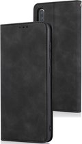 Samsung Galaxy A70 Bookcase | Zwart | Pasjeshouder hoesje | Lederen Portemonnee
