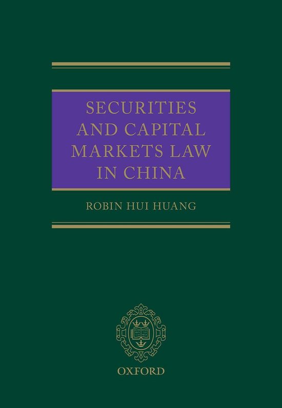 Securities and Capital Markets Law in China - cover