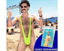 MikaMax Borat Mankini - Iconisch Stretch Kostuum - One Size Party Outfit