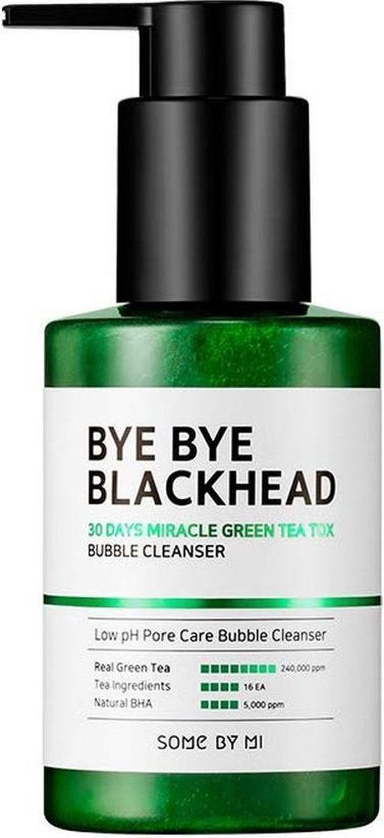 Some By Mi - Bye Bye Blackhead 30 Days Miracle Green Tea Tox Bubble Cleanser