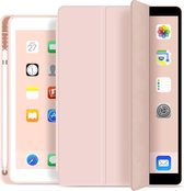 WIWU - iPad 2020 hoes - 10.2 inch - PU Leren Tri-Fold Book Case - Roze