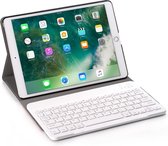 iPad 10.2 (2021 / 2020 / 2019) Case - Bluetooth toetsenbord hoes - QWERTY layout - Magneetsluiting - Sleep/Wake-up functie - Roze