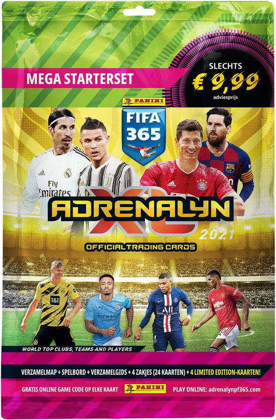 Thumbnail van een extra afbeelding van het spel Adrenalyn XL FIFA365 20/21 Starter - Kaartspel