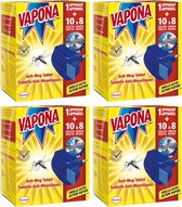 Vapona - Anti-Mug apparaat - Anti Mug Stekker - 4 stuks + 40 Tabletten - Voordeelverpakking
