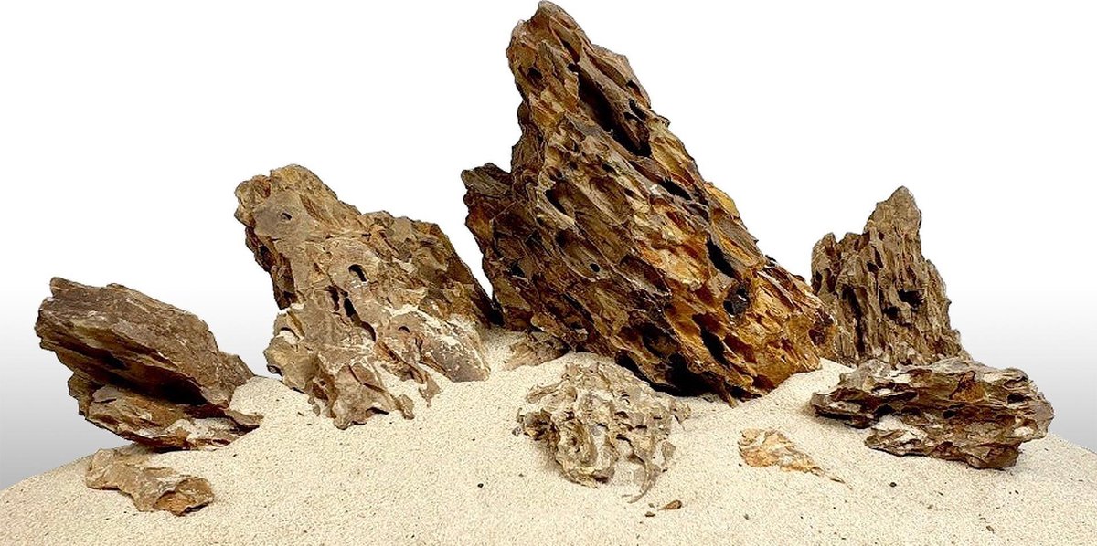 Dragon Stone - Pierre de Décoration aquarium - Longueur ± 20cm