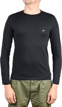 Armani Emporio Longsleeve 111653-9A722-00020, Mannen, Zwart, Longsleeve, maat: S EU