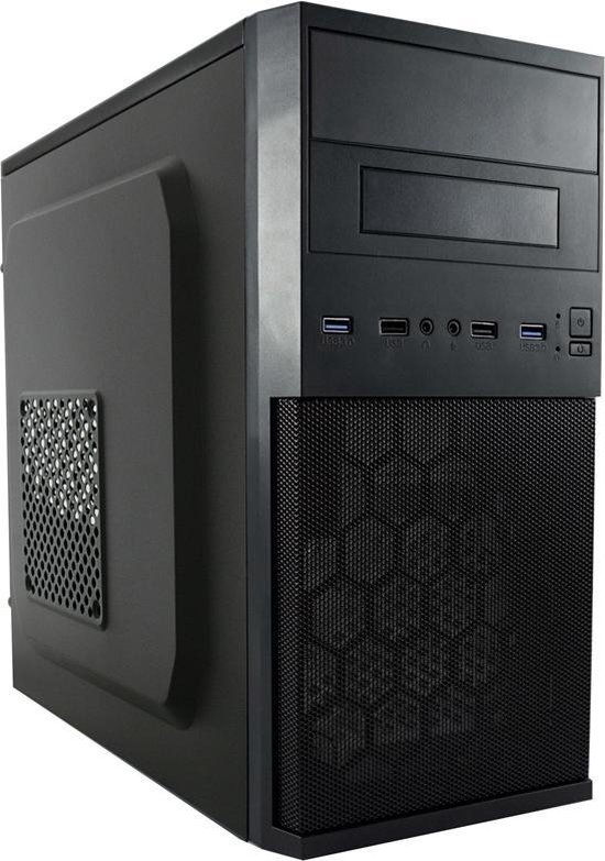 LC-Power LC-2004MB-V2-ON computerbehuizing Micro Tower Zwart, Zilver