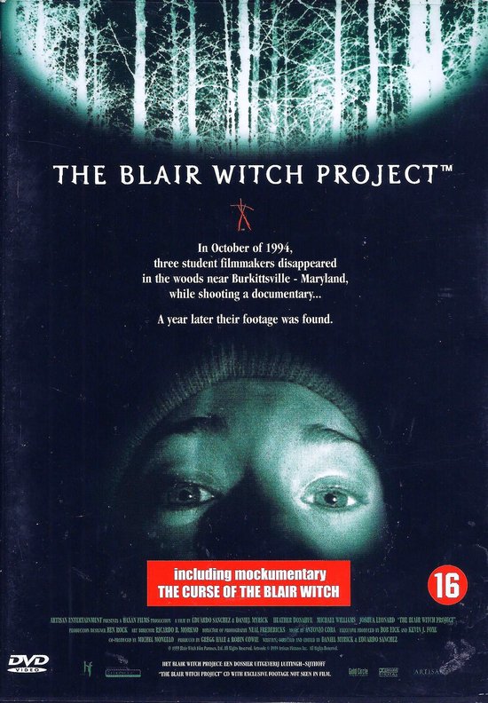 Cover van de film 'Blair Witch Project'