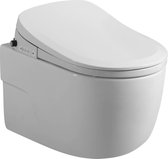 Mawialux hangend rimless toilet - Douche WC - bidet - softclose zitting - Glans wit - Automatische reiniging - Texas