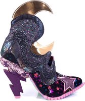 Irregular Choice Galactic Thunder Lightning Bolt 70's Pumps Zwart