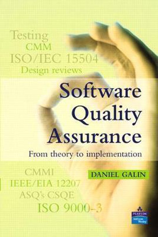 Software Quality Assurance 9780201709452 Daniel Galin Boeken