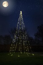 Christmas United - Vlaggenmast Kerstverlichting/kerstboom 600cm-360LED - Warm wit