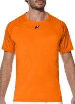 Asics Sportshirt - Maat S  - Mannen - oranje