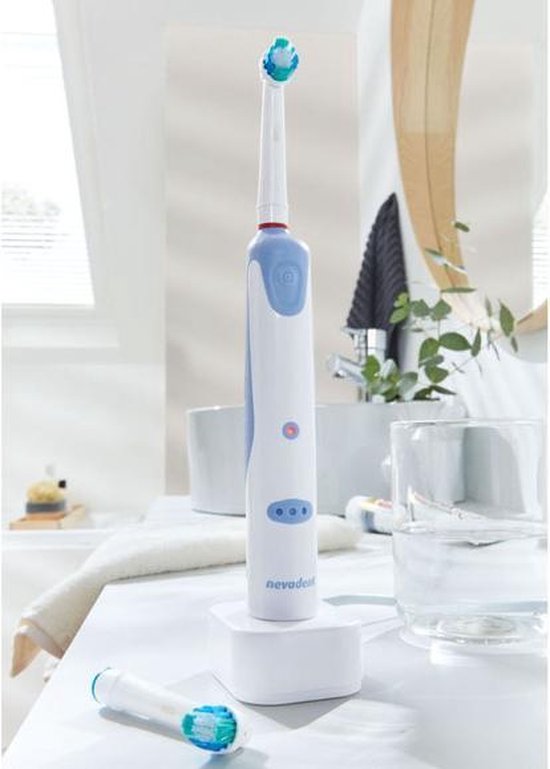 NEVADENT® Elektrische tandenborstel Inclusief 4 kleuren gemarkeerde opzetborstels |