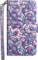 Paisley bloemen agenda wallet iPhone SE (2020) / 7 / 8