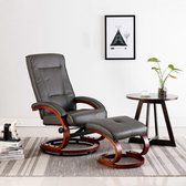 Fauteuil met voetenbankje (Incl LW anti kras viltjes)  - Lounge stoel - Relax stoel - Chill stoel - Lounge Bankje - Lounge Fauteil