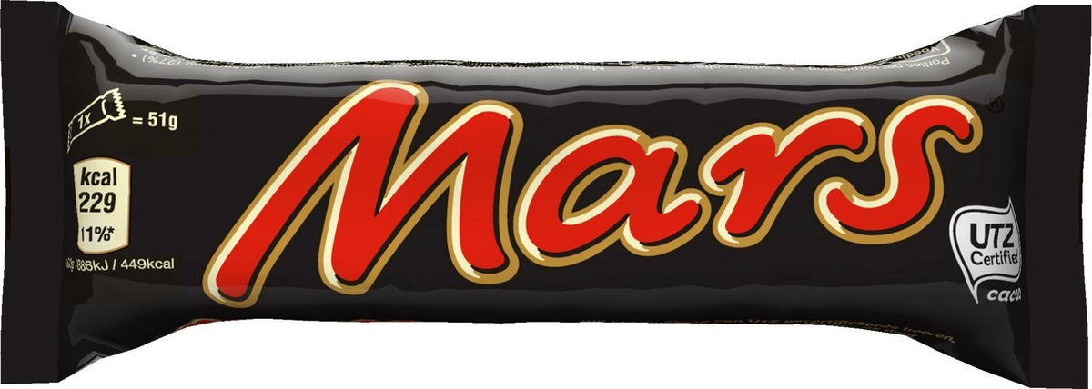 Chocoladebox de chocolat aux tablettes de chocolat Mars - 50