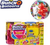 Bunch O Balloons Kit – 16 roze ballonnen met elektrische pomp – zelfsluitende ballonnen, feestversiering, ballonnentros