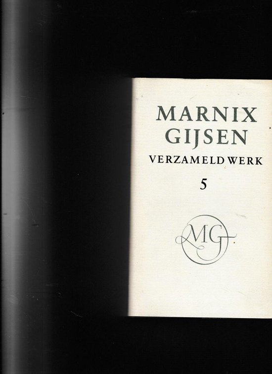 Omslag van Verzameld werk deel V