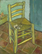 Vincent van Gogh, Van Gogh's stoel, 1888 op aluminium, 100 X 150 CM