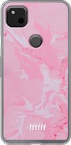 Google Pixel 4a Hoesje Transparant TPU Case - Pink Sync #ffffff