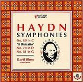 Haydn: Symphonies 60, 70, 81