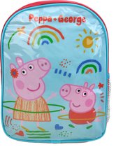 PEPPA & GEORGE PIG Rainbow Rugzak Rugtas School Tas 2-5 Jaar