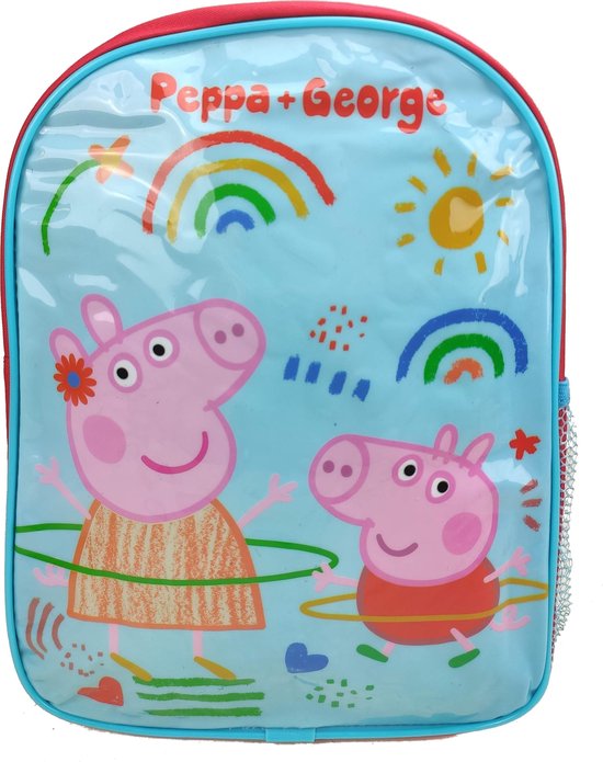 PEPPA & GEORGE PIG Rainbow -en- Sac à dos Rucksack Sac d' École 2-5 Years