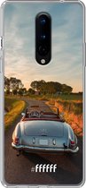OnePlus 8 Pro Hoesje Transparant TPU Case - Oldtimer Mercedes #ffffff