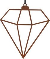 DIAMANT ROESTIGE HANGER KERST DECORATIE - PLUTO PRODUKTER