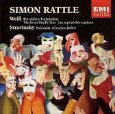 Weill: Seven Deadly Sins;  Stravinsky: Pulcinella / Rattle