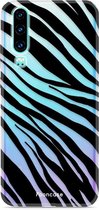 Huawei P30 hoesje TPU Soft Case - Back Cover - Zebra print