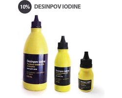 1 FLES Jodiumoplossing 1/2 lit - 500ml + 10 GAASJES De desinfectie voor je dier en voor je wond wondjes