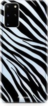 Samsung Galaxy S20 Plus hoesje TPU Soft Case - Back Cover - Zebra print
