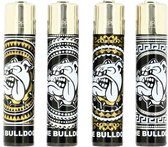 Clipper Aansteker - Bulldog Inca Design - 4 stuks