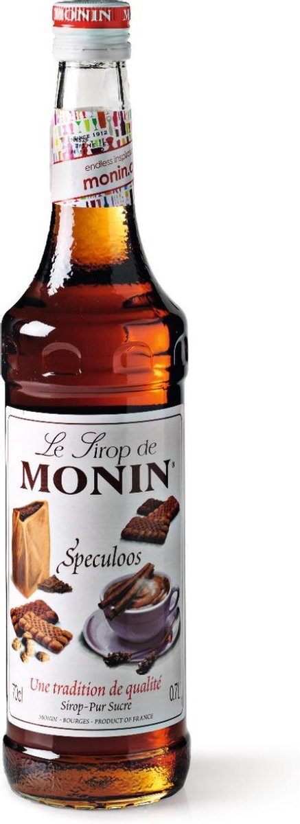 Bouteille de sirop de café Monin Speculoos 70cl