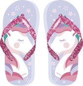 Arditex Teenslippers Unicorn Meisjes Eva Blauw Maat 42