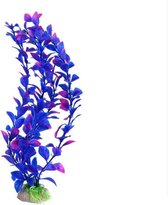 Aquarium Waterplant Kunststof - Aquariumplant - Nepplant - Kunstplant - 25cm - Paars