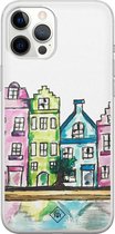 iPhone 12 Pro Max hoesje siliconen - Amsterdam | Apple iPhone 12 Pro Max case | TPU backcover transparant