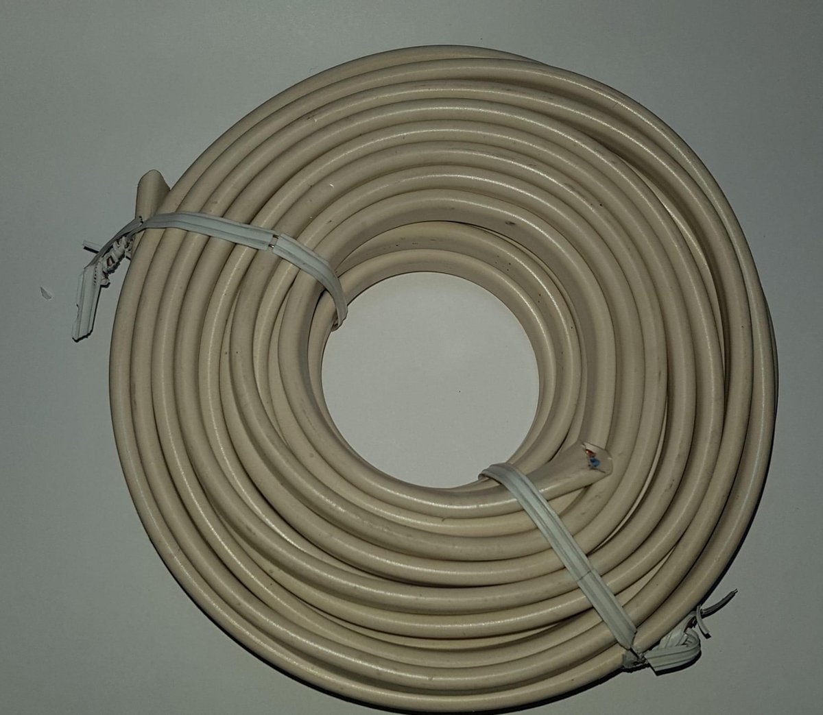Profile Installatie kabel 240 volt 3X 2,5mm² 10m creme wit | bol.com