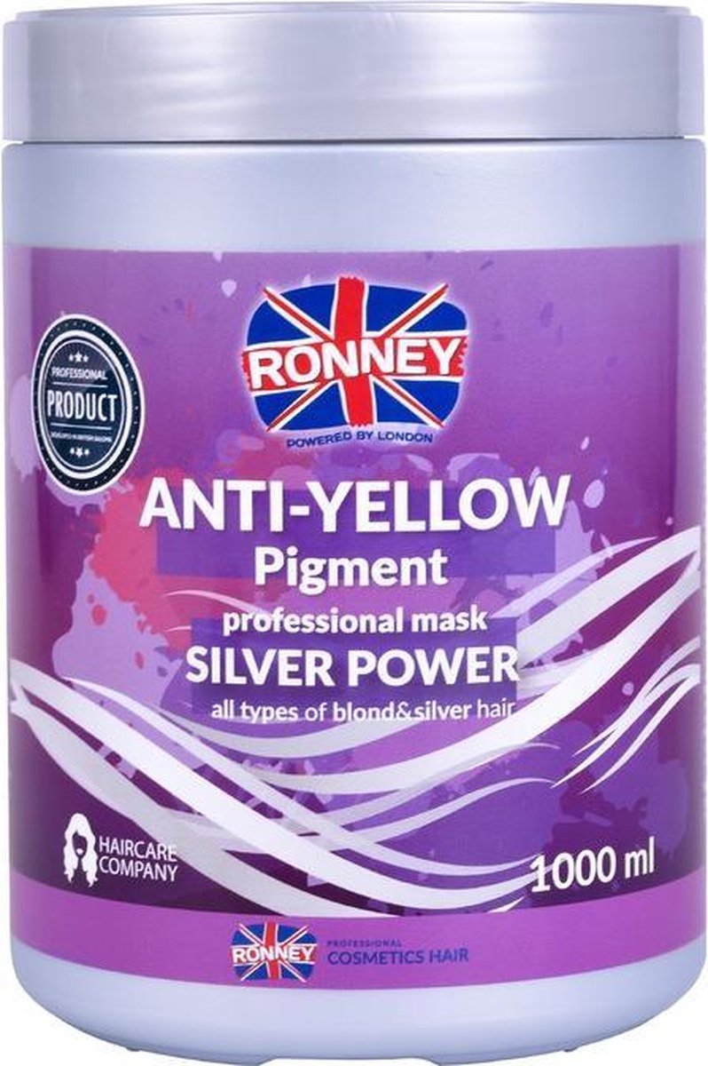 RONNEY No Yellow Masker 1000ml |Anti-Yellow Pigment Mask Silver Power 1000ml