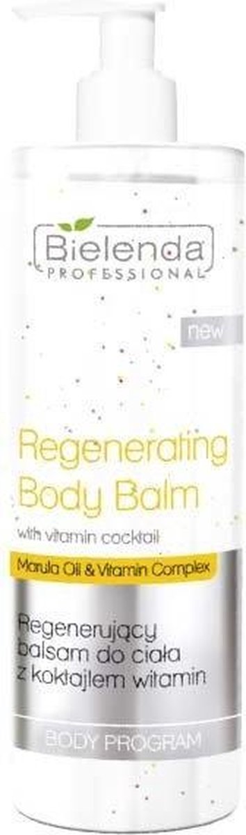 Bielenda Professional - Body Program Regenerating Body Balm With Vitamin Cocktail Regenerating Body Lotion With Cocktail Vitamins 490Ml
