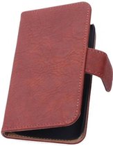 Bark Bookstyle Wallet Case Hoesjes voor Nokia Lumia 530 Rood