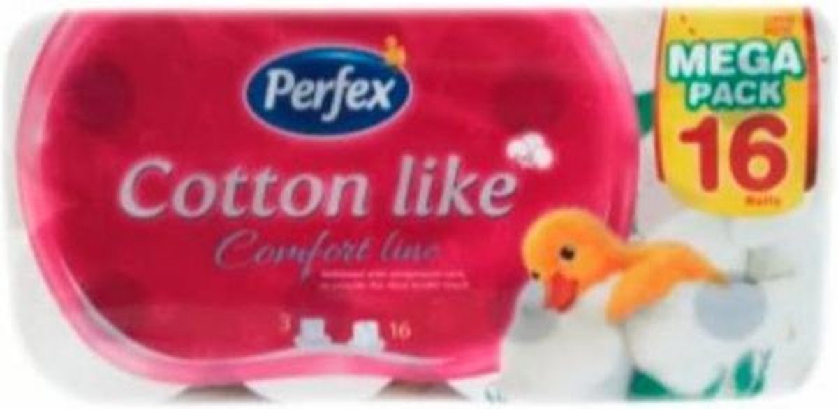 Perfex - Toiletpapier - 16 Rollen - 3 Lagen - Ultra Zacht