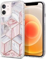 Spigen Cyrill Cecile Crystal Apple iPhone 12 Mini Hoesje - Pink Marble