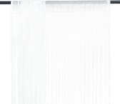 Draaggordijn 140x250 wit (Incl LW anti kras vilt) - Vliegengordijn- draag gordijnen - raamgordijn