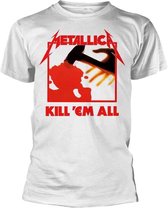 Metallica Heren Tshirt -XL- Kill Em All Wit