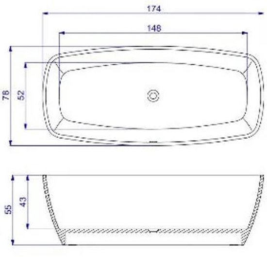Arcqua Cali Vrijstaand Bad 174x78x55cm Cast Marble Mat Wit Bol Com Arcqua Cali Vrijstaand Bad 174x78x55cm Cast Marble Mat Wit Bol Com