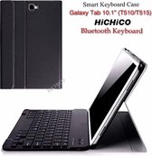HiCHiCO® Smart keyboard Case voor Samsung Galaxy Tab T500 - Galaxy Tab T505 - Magnetically Detachable - Galaxy Tab A7 2020 Wireless Bluetooth Keyboard hoesje met toetsenbord en Sty