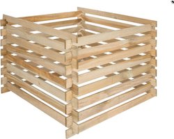 Tuincomposter hout 100x100xh70cm